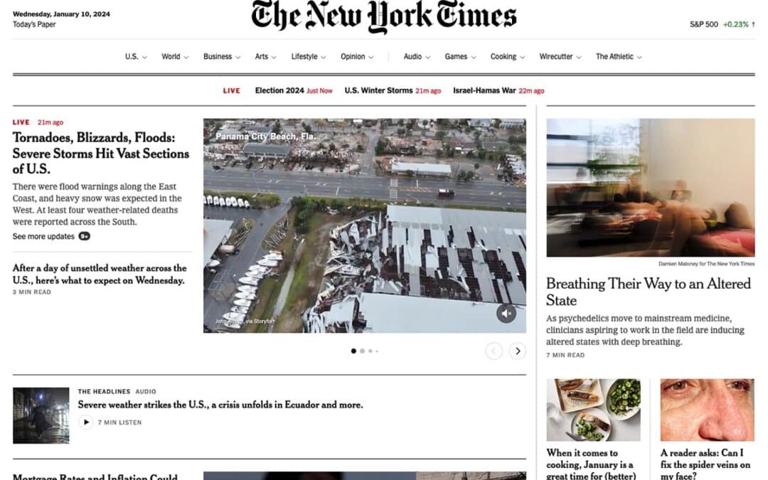 New York Times: Breathing Their Way to an Altered State